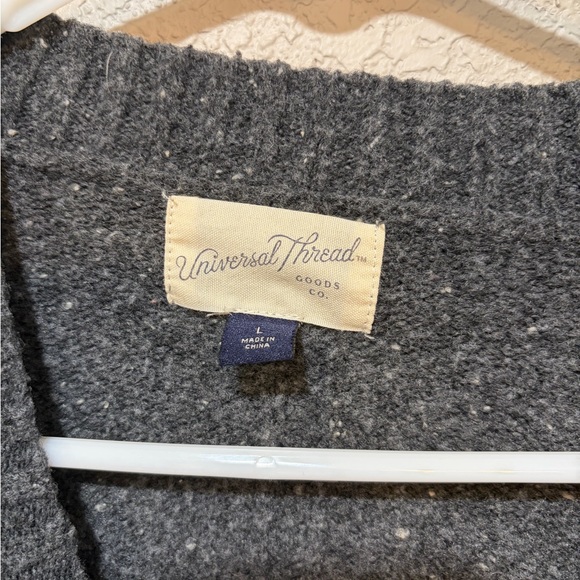 Universal Thread Dark Gray Women's Crew Neck Sweater - Picture 3 of 3